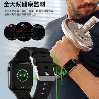 New T12PRO Smart Watch 1.83-inch Screen Bluetooth Call Blood Glucose Blood Oxygen Sports Waterproof Cross-border Private Model