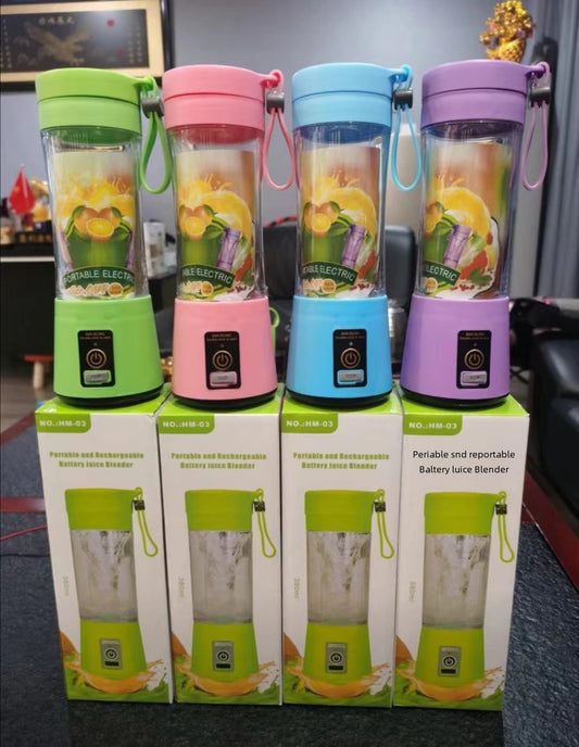 Small Portable Mini Rechargeable Juice Cup Multi-function Juicer Household Electric Juice Cup 2-4-6 Blade